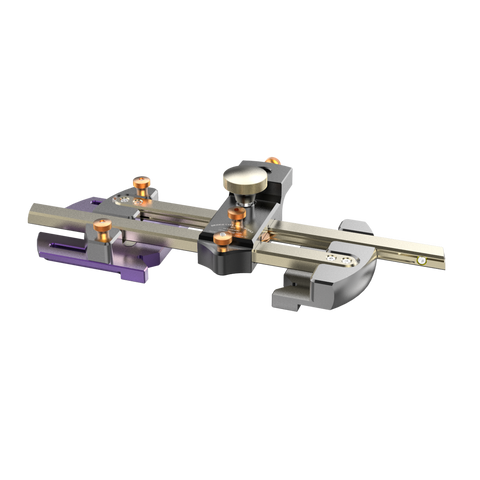 An image of the CS-3 CenterScribe tool, which is used for marking the center of wood pieces in woodworking.