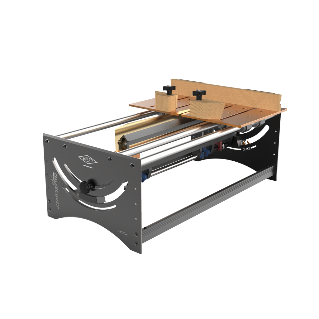 An adjustable back saw mounted on a frame, with a focus on the blade and the saw's structure, indicating a high-quality tool for precision cutting.