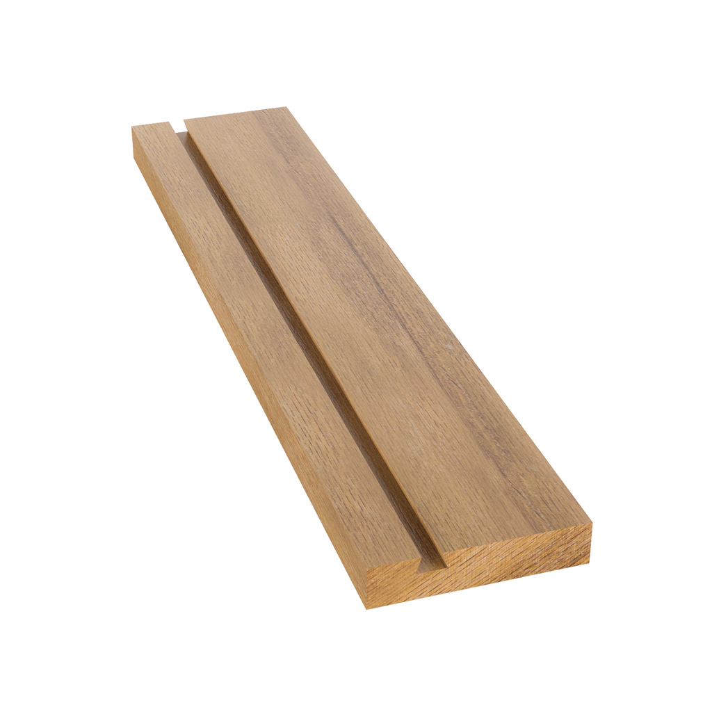 A wooden replacement straight fence for a Jointmaker Pro v2 tool.
