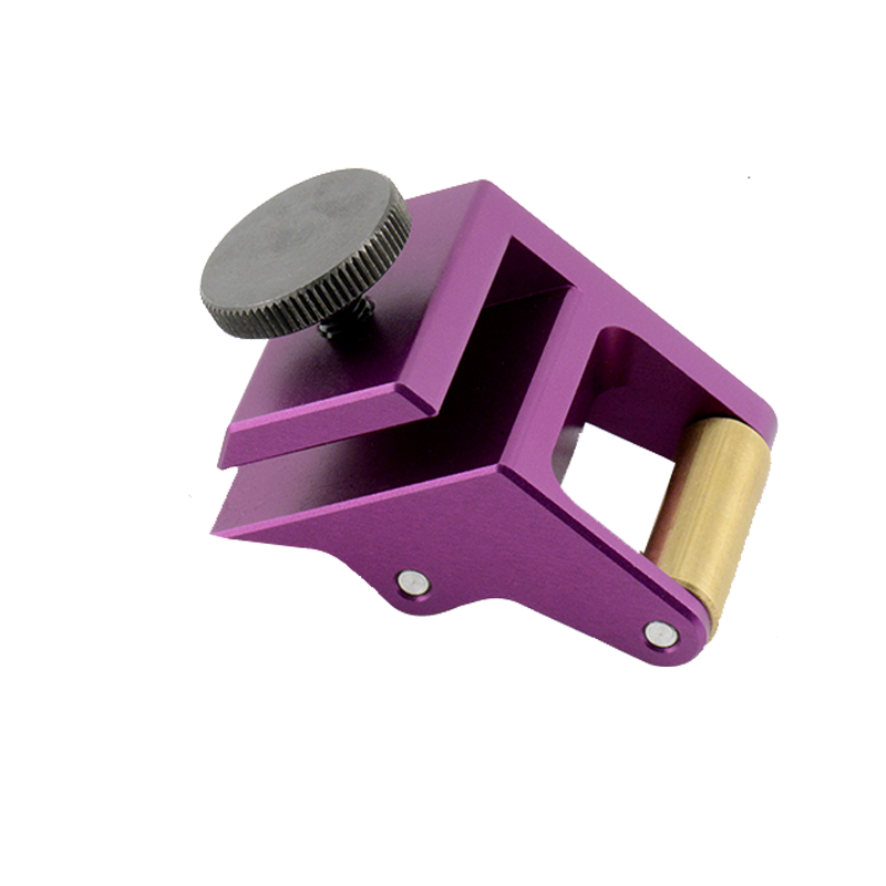 A 30 Degree Mini Honing Guide, primarily purple in color with metallic parts and a black knob.