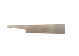 A silver-colored Japanese saw replacement blade with the text 'Bridge City Tool Works' printed near the top.