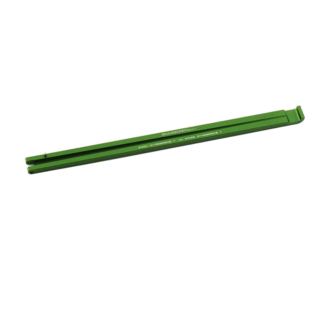 A green chopstick accessory designed to hold and enhance the grip on chopsticks.